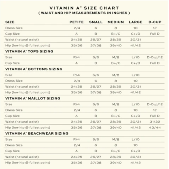 🍒NWT🍒 SEXY VITAMIN A ONE PIECE SWIMSUIT - Picture 9 of 9